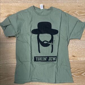 Tökin Jew exclusive rare size large Olive Graphic Tee